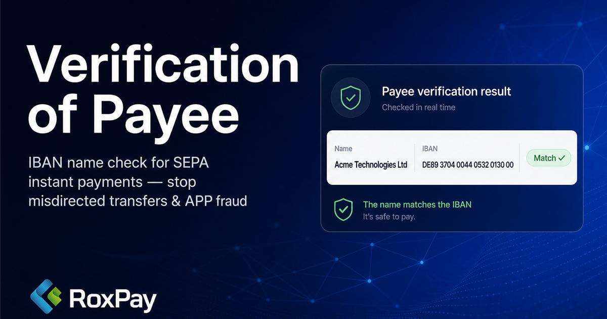 Verordening instantbetalingen și VoP — Verification of Payee deadlines ...